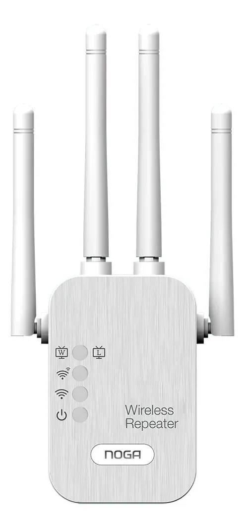REPETIDOR NOGA NGA-REP5 WIFI 300MBPS BAND 2,4 GHZ WPS ACCESS - 1 RJ45 - 4 ANTENAS - Imagen 2