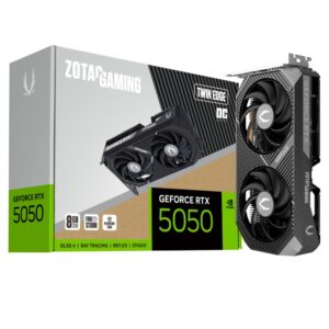PLACA DE VIDEO ZOTAC NVIDIA GEFORCE RTX 5050 TWIN EDGE OC 8GB