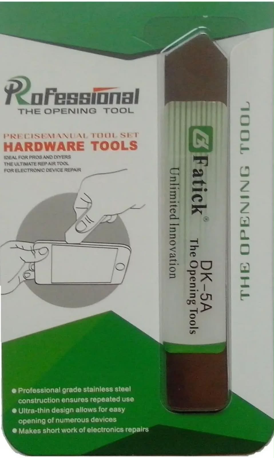 ESPÁTULA FLEXIBLE TIPO SPUDGER/PRY TOOL FATICK DK-5A ESPÁTULA FLEXIBLE TIPO SPUDGER/PRY TOOL FATICK DK-5A