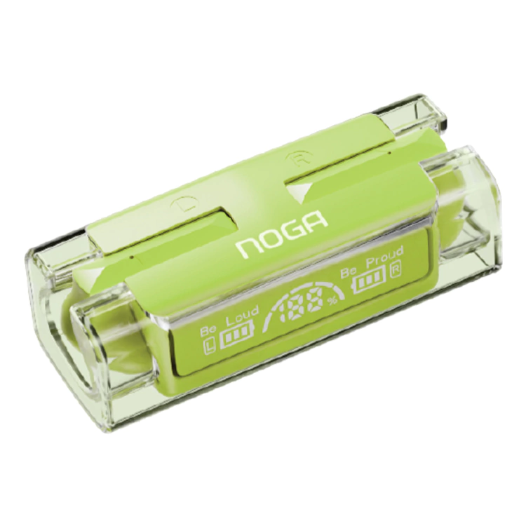 AURICULARES NOGA INALÁMBRICOS BLUETOOTH NG-BTWINS 36 VERDE - Imagen 2