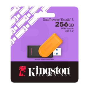PENDRIVE KINGSTON DATATRAVELER EXODIA S 256GB USB 3.2 GEN 1 (DTXS/256GB)