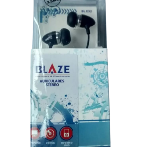 AURICULARES STEREO BLAZE PLUG 2.5MM BL E32