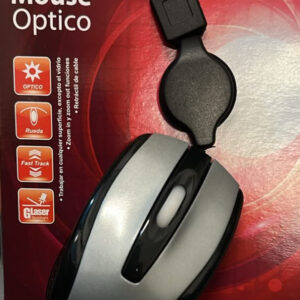 MOUSE ÓPTICO SEISA RETRÁCTIL CON CABLE ST-2015 1000 DPI