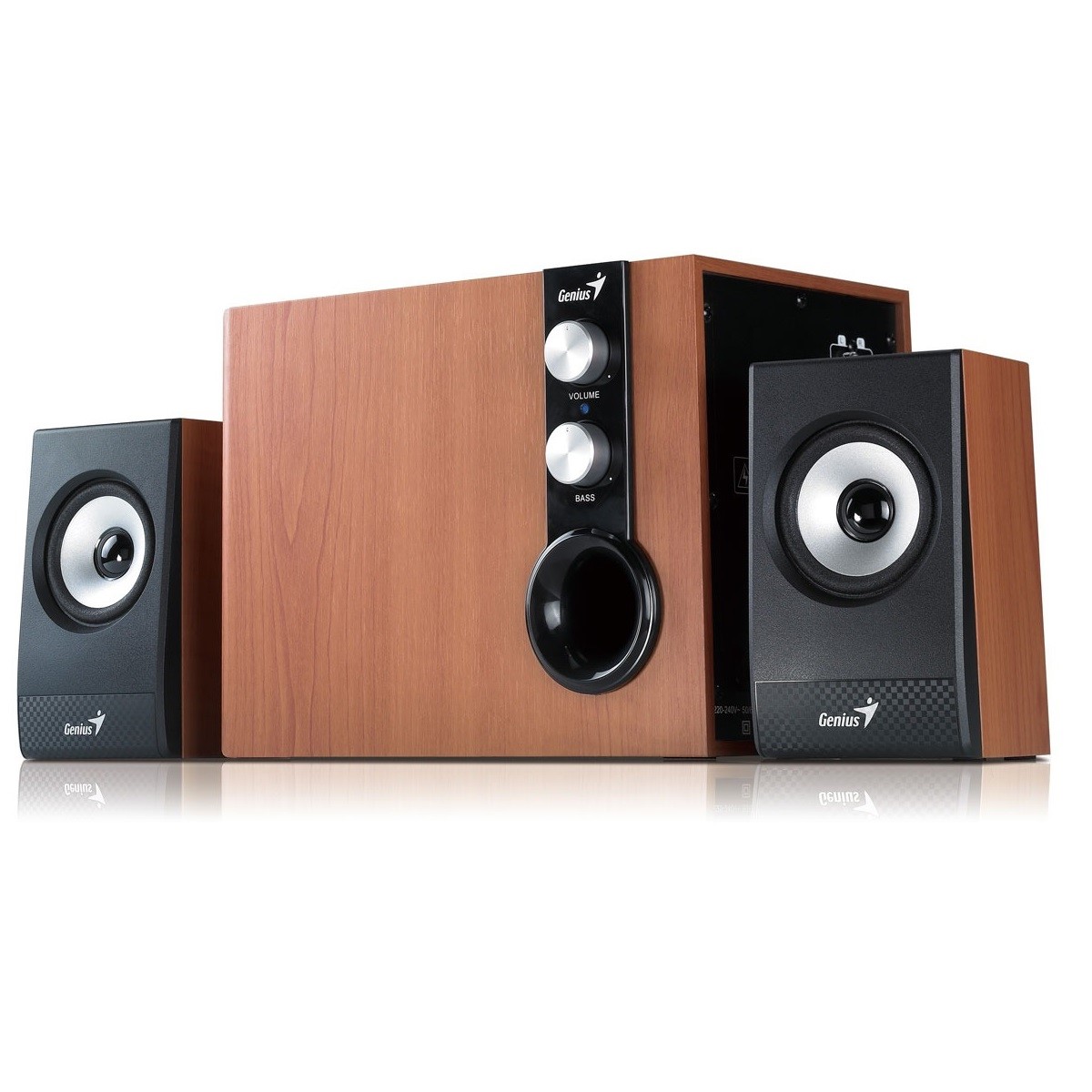 PARLANTE SIMIL MADERA GENIUS SW-HF2.1 1205 2.1CH HI FI PARLANTE SIMIL MADERA GENIUS SW-HF2.1 1205 2.1CH HI FI