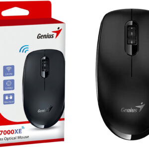 MOUSE GENIUS NX-7000XE SENSOR BLUE EYE USA PILA 1XAA INCLUIDA NEGRO INALÁMBRICO