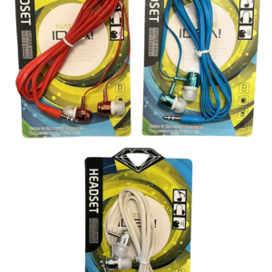 AURICULARES IN-EAR CABLE PLANO FICHA PLUG 3.5 TRS (SIN MICRÓFONO)