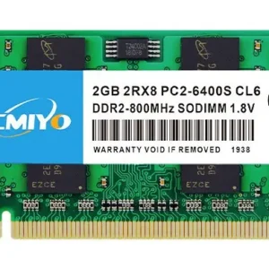 MEMORIA RAM SODIMM DDR2 2GB TECMIYO 800MHZ PC2-6400S