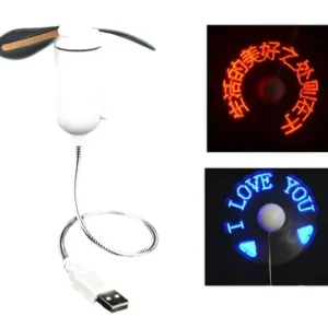 VENTILADOR USB CON MENSAJE PROGRAMABLE