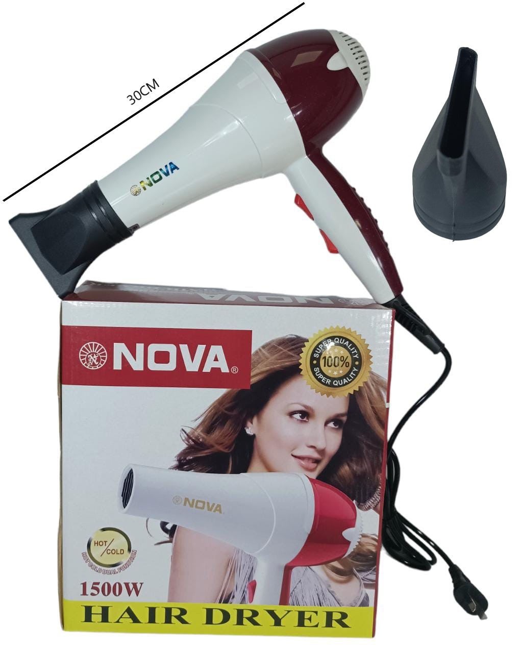 SECADOR DE PELO NOVA 1500W SECADOR DE PELO NOVA 1500W