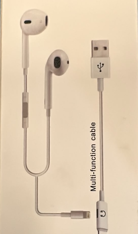 CABLE MULTIFUNCIÓN USB-LIGHTNING + ENTRADA AURICULARES LIGHTNING X-010 - Imagen 2