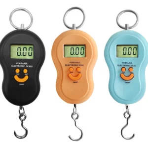 BALANZA DIGITAL ELECTRÓNICA PORTÁTIL, DE COLGAR, 50KG