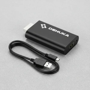 ADAPTADOR DEHUKA COMPATIBLE CON PS2 A HDMI CON AUDIO 40 CM PLUG & PLAY