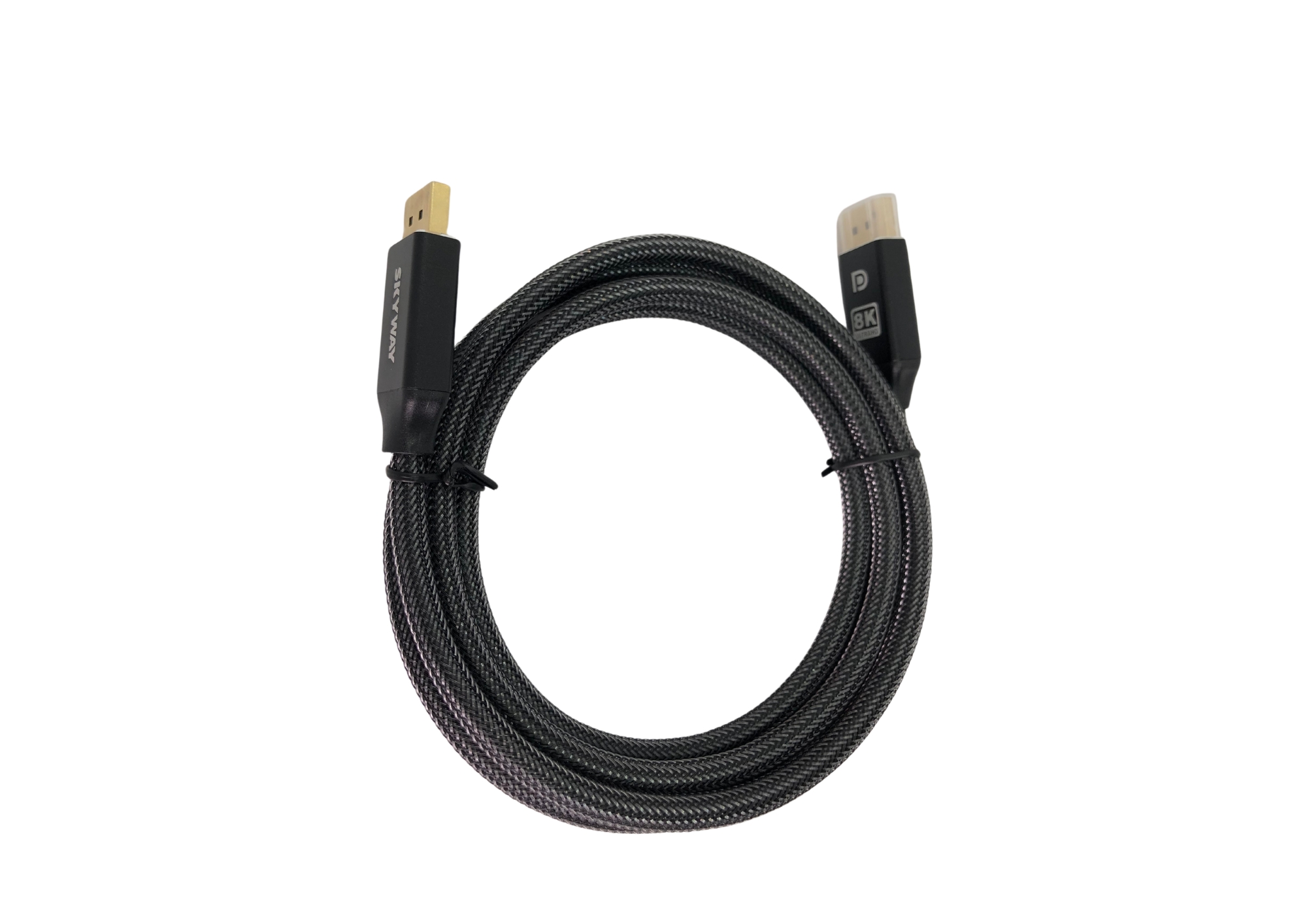 CABLE SKYWAY DISPLAYPORT A DISPLAYPORT MALLADO 8K 1.8MTS GM 6315 CABLE SKYWAY DISPLAYPORT A DISPLAYPORT MALLADO 8K 1.8MTS GM 6315