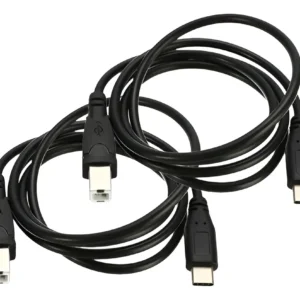 CABLE IMPRESORAS / MICROFONOS / ESCANER USB 2,0 B A TIPO C 1.5 METROS