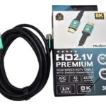 CABLE HDMI PREMIUM 8K ULTRA 3D 2.1V 3 MTS