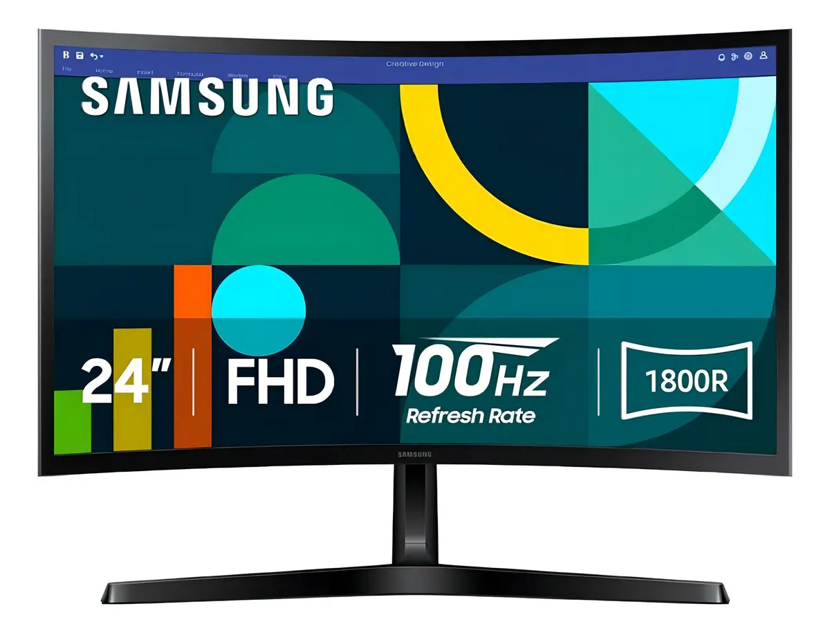 MONITOR GAMER 24” FHD SAMSUNG S3 CURVO 100HZ MONITOR GAMER 24” FHD SAMSUNG S3 CURVO 100HZ
