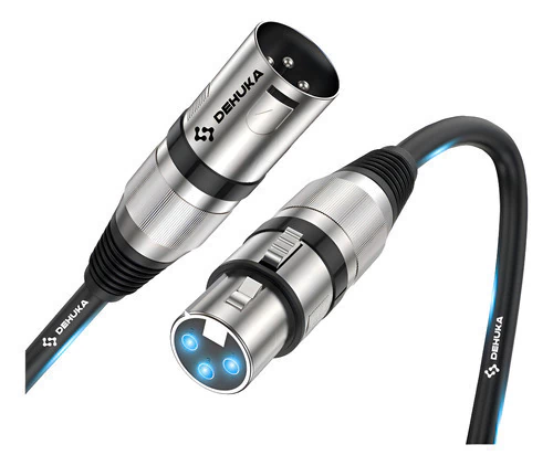 CABLE XLR 6 M DEHUKA PARA MICRÓFONO Y AUDIO PROFESIONAL - Imagen 2