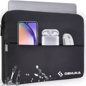 FUNDA NOTEBOOK DEHUKA 16 PULGADAS CON CIERRE NEGRA