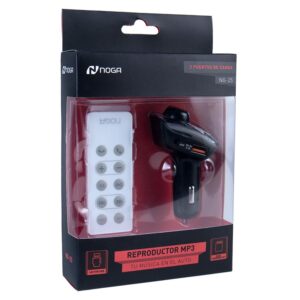 TRANSMISOR INALÁMBRICO DE AUDIO Y MP3 PARA AUTO NOGA NG-25