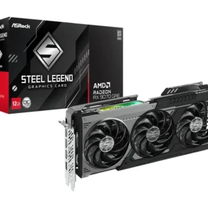 PLACA DE VIDEO STEEL LEGEND AMD RADEON RX9070 GRE 12 GB ASROCK
