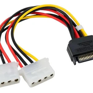 CABLE ADAPTADOR MOLEX 4 PINES X 2  A SATA