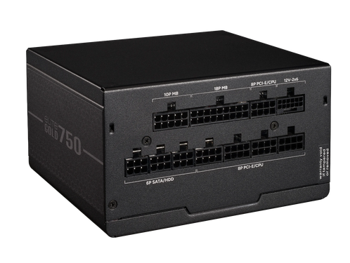 FUENTE COOLER MASTER ELITE GOLD 750W FM AWO CORD (Full Modular) - Imagen 2