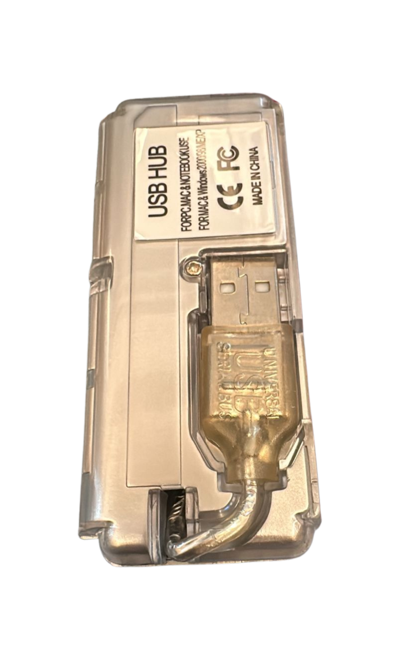 HUB USB 2.0 4 PUERTOS EN BOLSA - Imagen 2