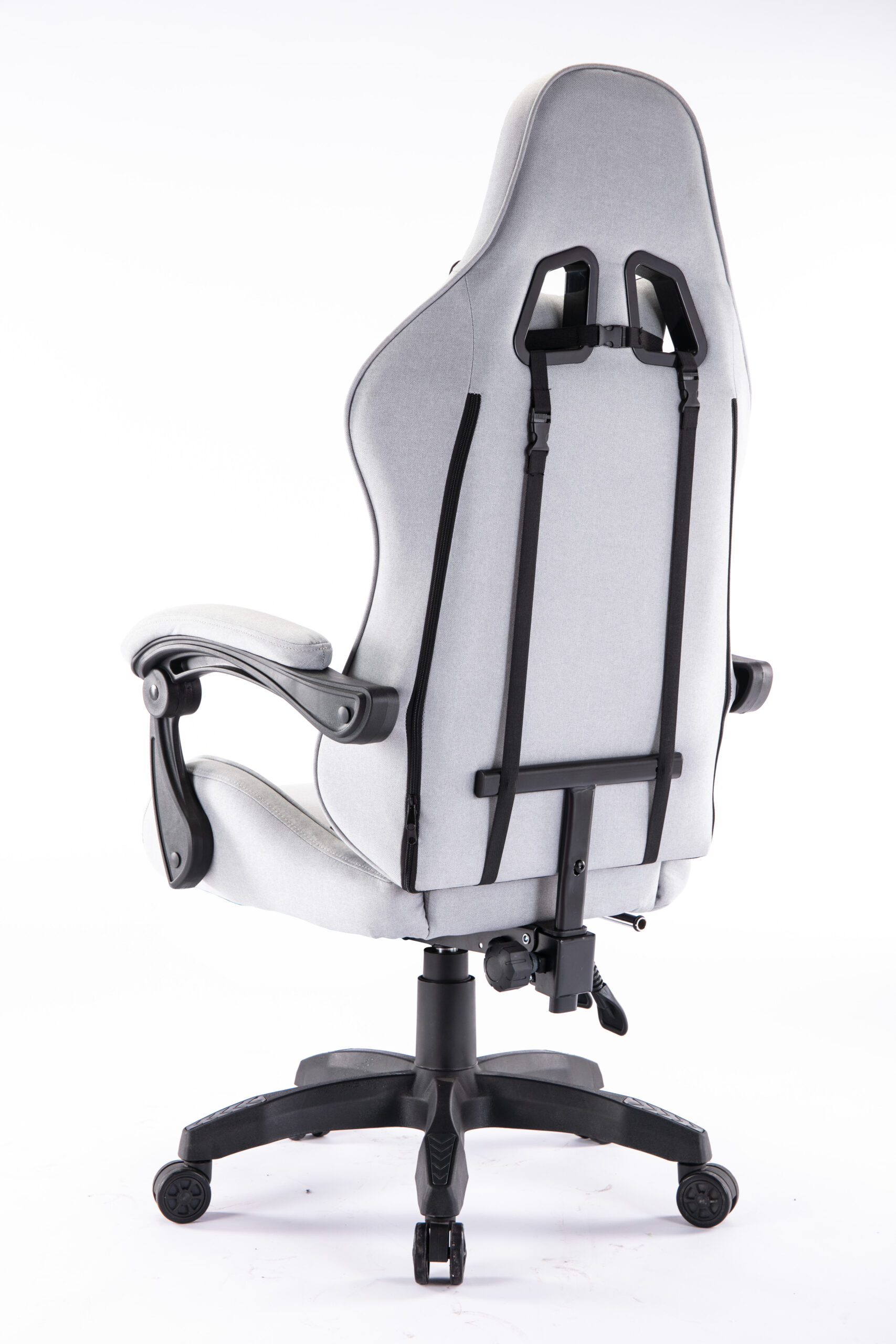 SILLA GAMER MERX FT-300 GRIS CON NEGRO - Imagen 5