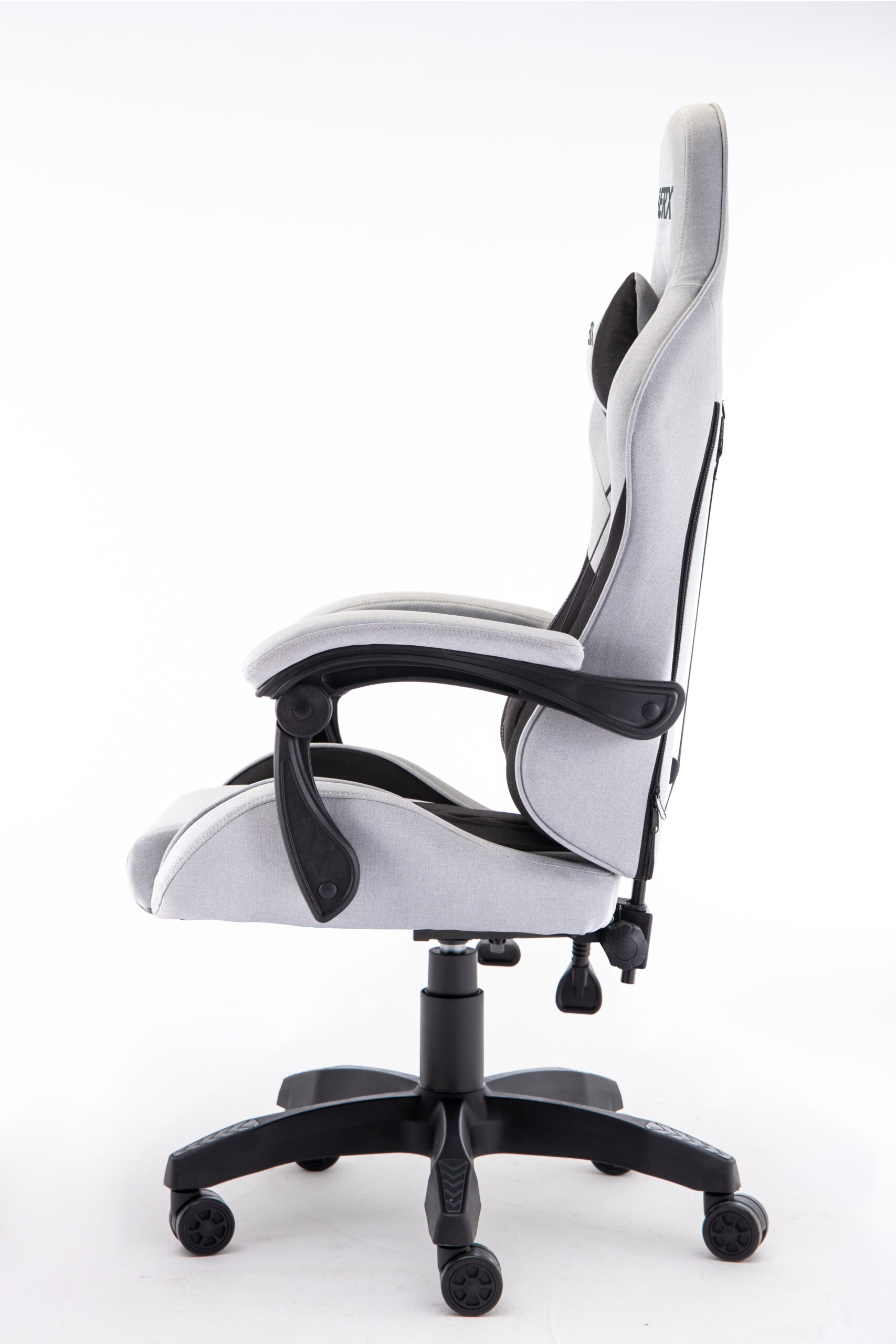 SILLA GAMER MERX FT-300 GRIS CON NEGRO - Imagen 4
