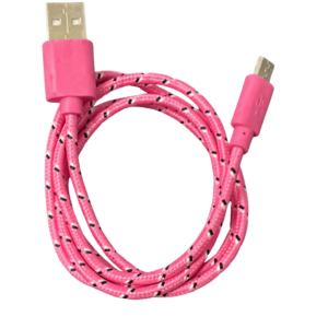 CABLE DE CARGA Y SINCRONIZACIÓN DE DATOS USB-MICRO USB 1 MT