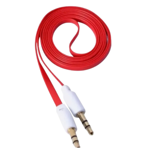 CABLE AUXILIAR JACK 3.5 MM CABLE PLANO 2 MTS