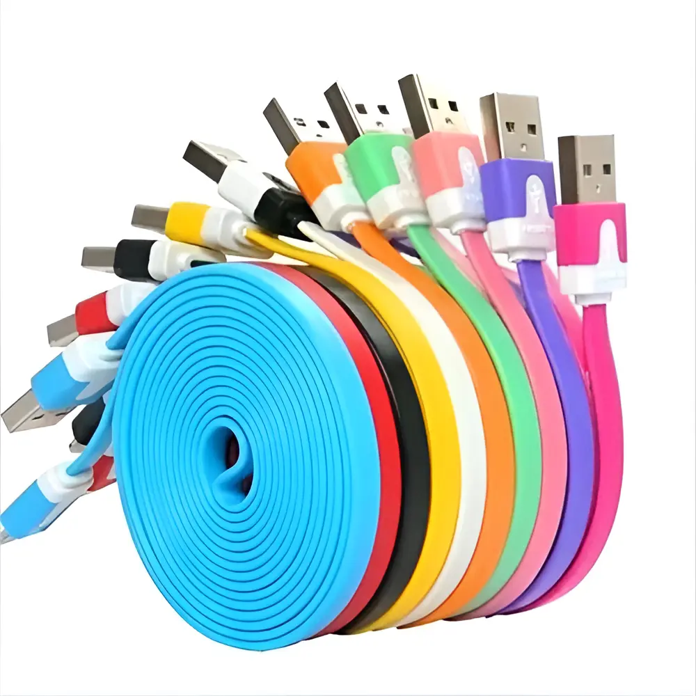 CABLE DE CARGA Y TRANSMISIÓN DE DATOS USB-MICRO USB 1 MT VARIOS COLORES CABLE DE CARGA Y TRANSMISIÓN DE DATOS USB-MICRO USB 1 MT VARIOS COLORES