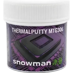 MASILLA TÉRMICA / THERMAL PUTTY 20G PAD TERMICO EN GEL SNOWMAN 12W/MK MTG306 GRIS OSCURO