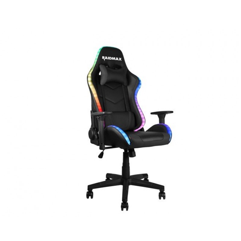 SILLA GAMER RAIDMAX DK-925BK NEGRA RGB - Imagen 2